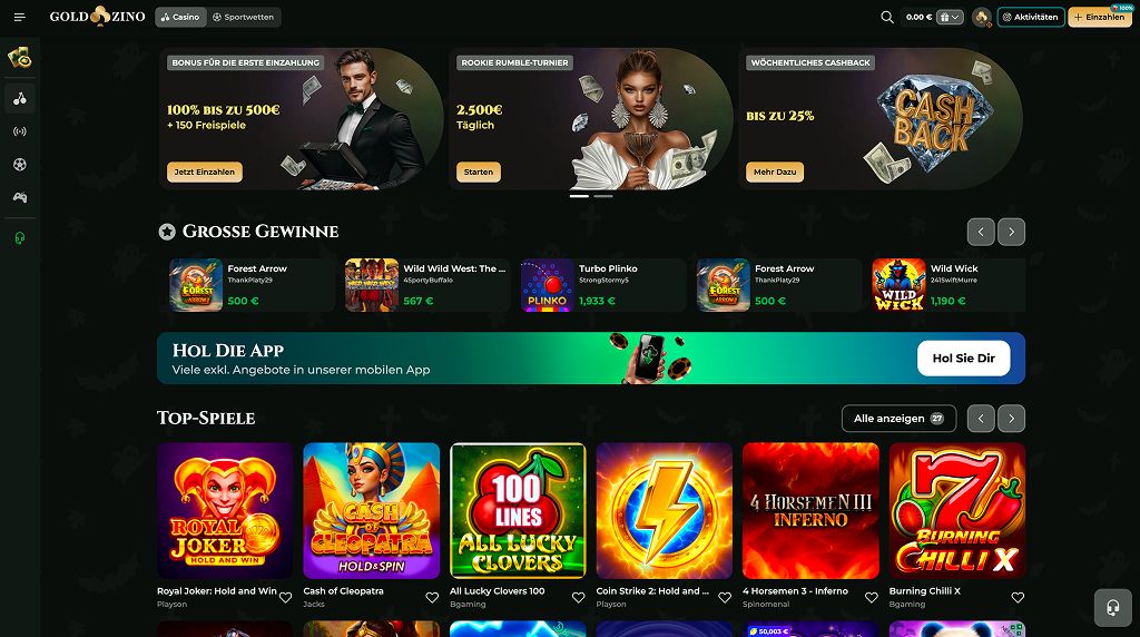 Goldzino Casino – Moderne Spielplattform 2026 Casino